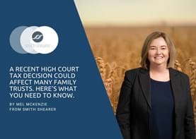 High Court tax decision and family trusts