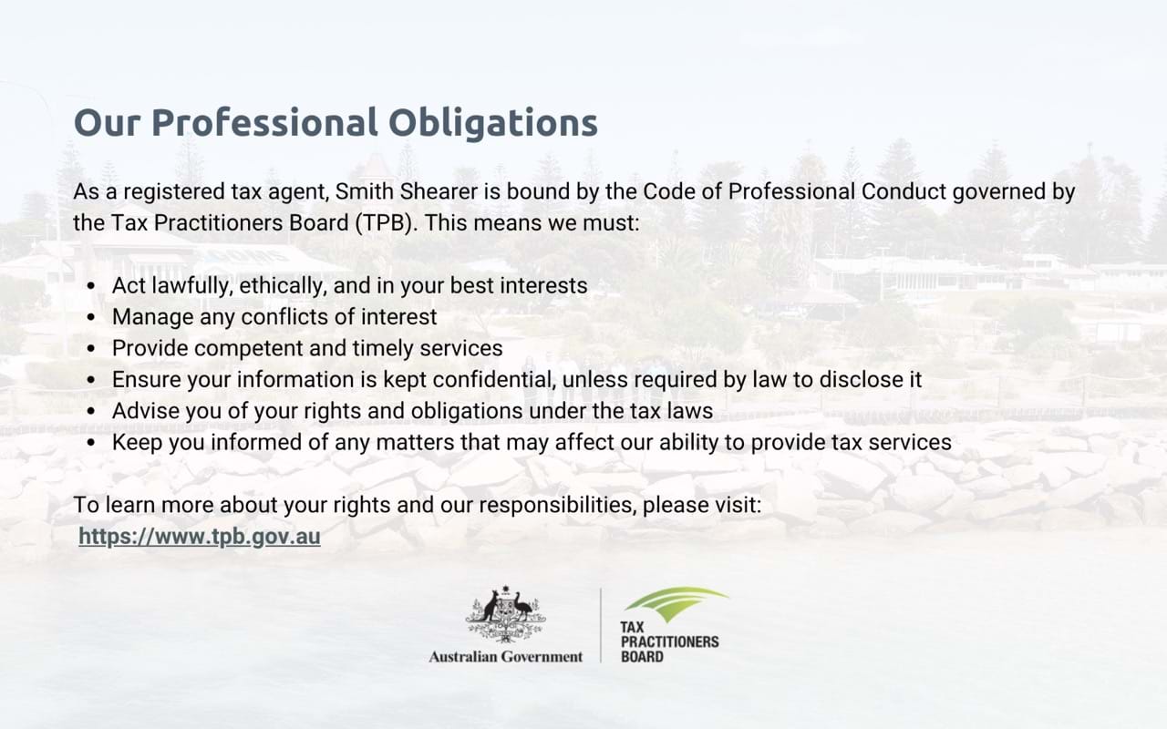 Our Professional Obligations